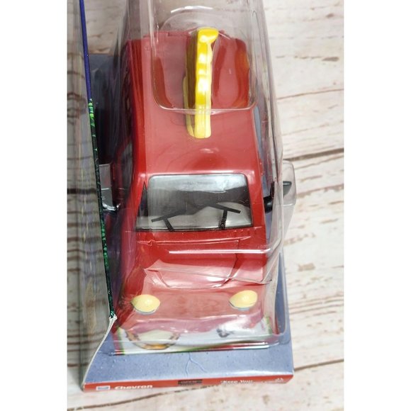 Vintage 2005 Chevron Cars Payton Pizza - Techron Stickers Inside Toy Car - Picture 6 of 16